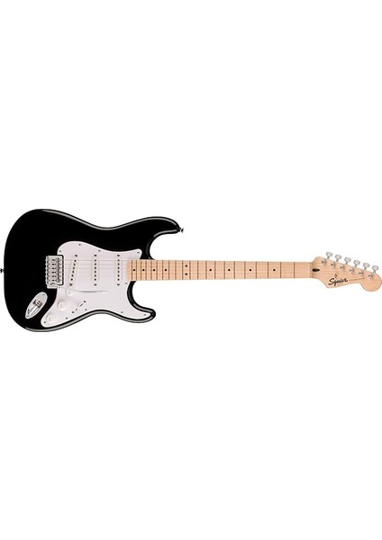 Squier Sonic Stratocaster Black - Maple Elektro Gitar