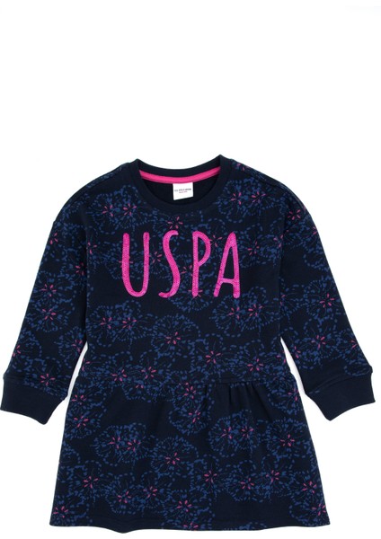 Kız Çocuk Lacivert Elbise (Örme) 50318801-VR033