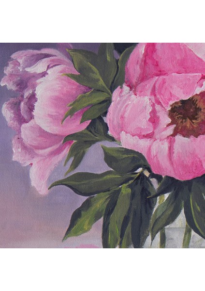 Şakayıklar - Akrilik Boya Tablo fırsatları