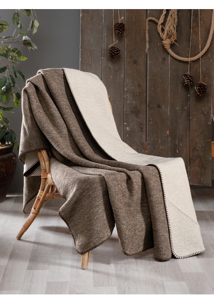 Brown Tek Kişilik Battaniye 150X200 cm