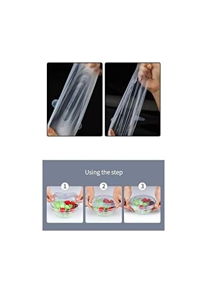 Concept Tazeliği Koruyan Elastik Silikon Streç Kapak Esnek Silikon Strech Saklama Kabı Kapakları 6&apos;lı fiyatları