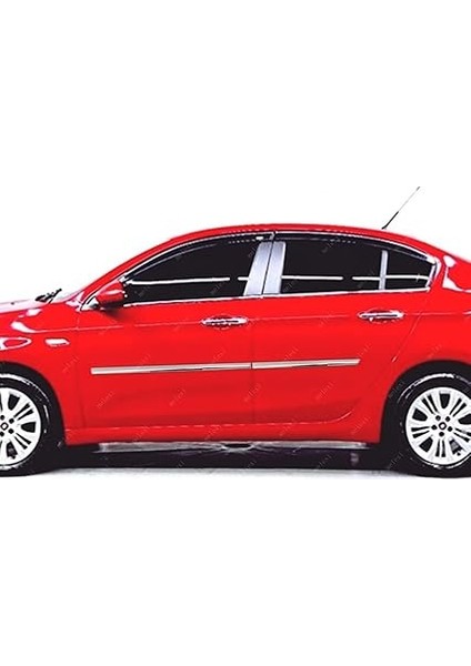 Fiat Egea Sedan 2015 ve Üzeri Için Krom Yan Kapı Koruma Çıtası 4 Kapı 4 Parça fiyatları