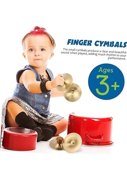 Küçük El Zilleri Için Uygun Rahat Tutma ile Kullanışlı Percussion Müzik Aleti Erkek Kız Için Eğlence Aracı Boyutunda Zil modelleri