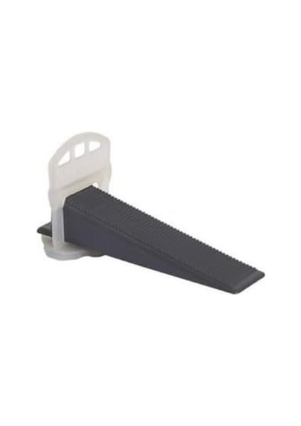 Yapi Malzemeleri 2 mm Seramik Seviye Tespit Derz Artısı + Sabitleme Takozu (100+100 Adet) 2 Li Set