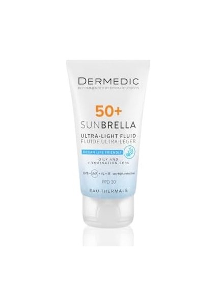 Dermedıc Sunbrella Ultra Hafif Spf 50+ Yağlı ve Karma Cilt 40ML