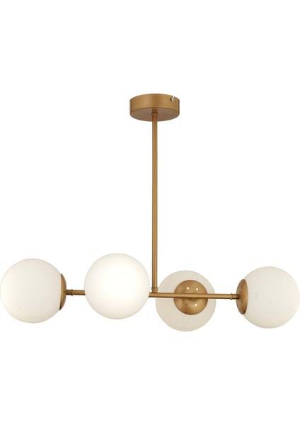 Daisy 4'lü Avize Bronz