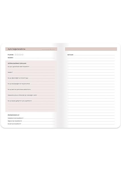 Color 17X24 Haftalık Ayça Karaman Tarihsiz Gelişim Ajandası indirimleri