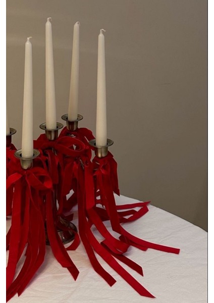 Şamdan Mum 4’lü Set