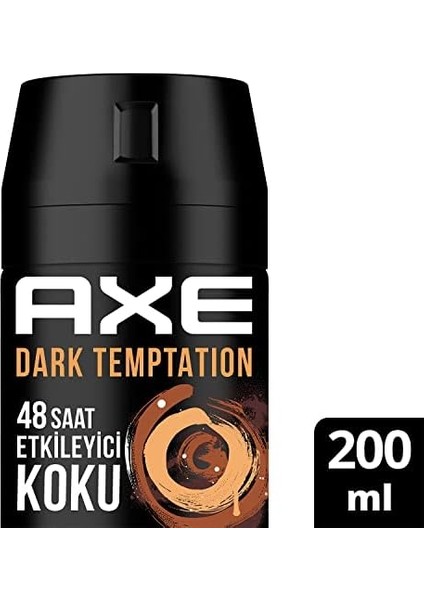 Axe Erkek Deodorant & Bodyspray Dark Temptation 48 Saat Etkileyici Koku 200 ml fiyatları