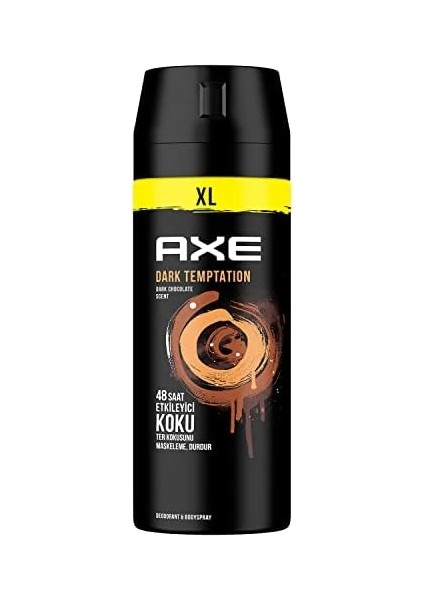 Axe Erkek Deodorant & Bodyspray Dark Temptation 48 Saat Etkileyici Koku 200 ml modelleri