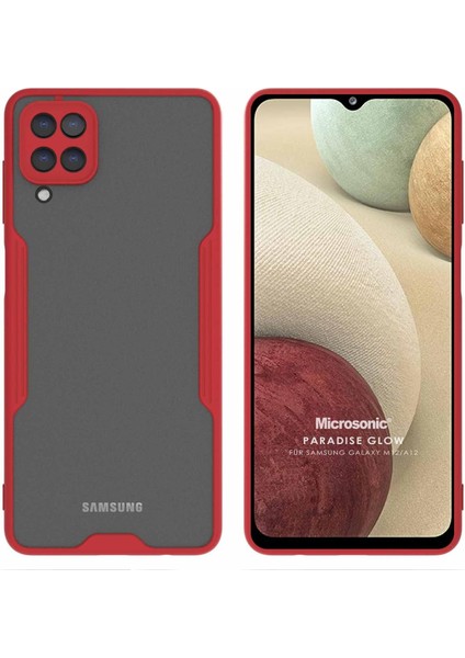 M12 Için Kılıf Glow Kırmızı [ M12 ile Uyumlu Kılıf - Kırmızı]