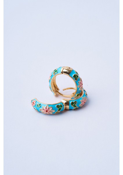 Daisy Rice Küpe - Mavi indirimleri