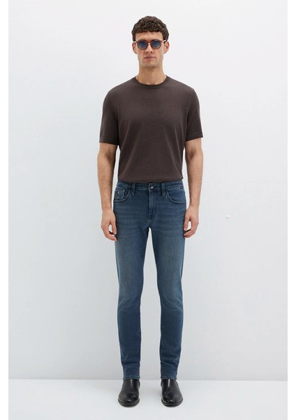 Erkek James Mavi Black Puslu Mürekkep Mavi Jean Pantolon 0042490667 fiyatları