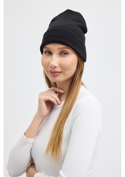 %,100 Ipek Astarlı Bere + 2 adet saf ipek toka