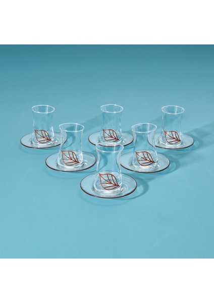 Kitchen Melagne 12 Parça Çay Seti - Renkli - 130 ml