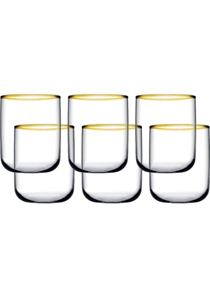 420112 Iconic Golden Touch 6'lı Bardak - 280 cc