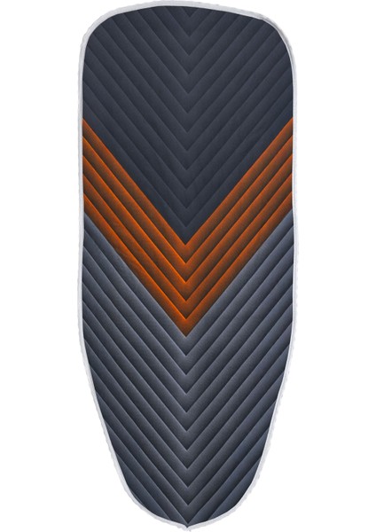 Eskitme Üçgen Motif Isıya Dayanıklı Ütü Masası Kılıfı Örtüsü Bezi