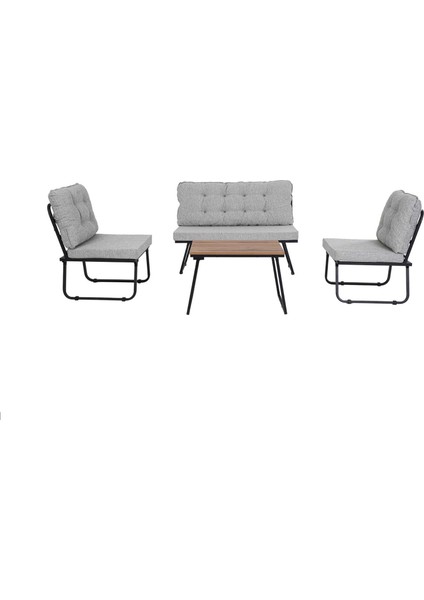 Benno Balkon Mobilyası Takımı Gri
