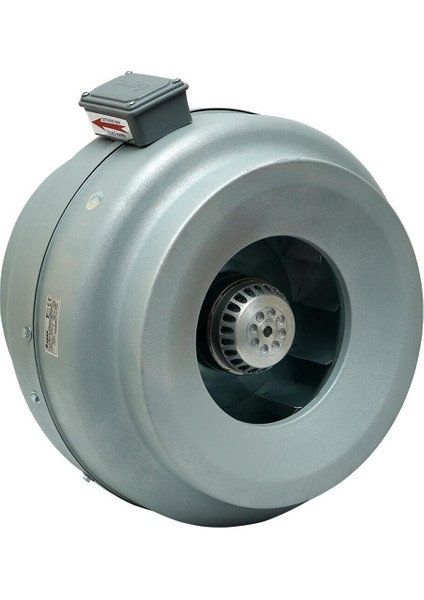 Ayas 20 cm Çap YKA-200B-2K-M 2550 D/d 220/230 Volt Monofaze Yuvarlak Kanal Tipi Radyal Fan modelleri