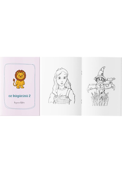 Oz Büyücüsü Boyama Kitabı 2