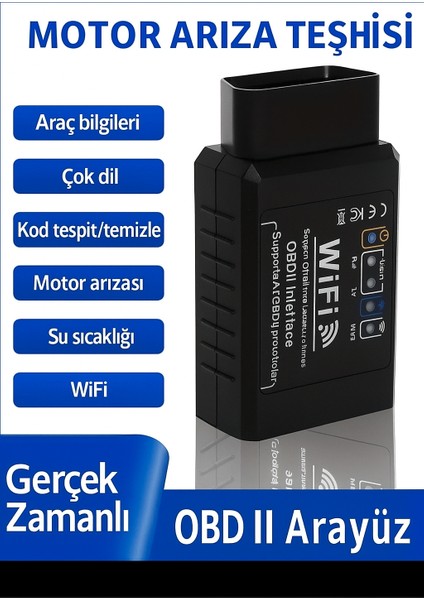 Pro Versiyon V1.5 obd2 Araç Arıza Tespit Cıhazı Arıza Okuma/can Destekli Apple Android Dual Destek Wifi Bluetooth modelleri