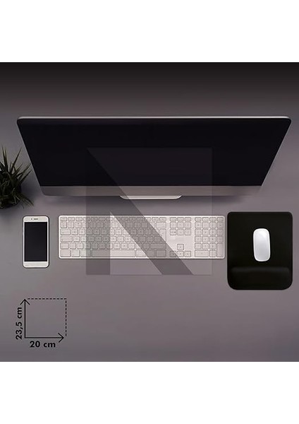 - Dörtgen Bilek Destekli Mouse Pad | Konfor, Kaymaz Taban, Ergonomik, Yumuşak, Ev,ofis (Siyah) modelleri