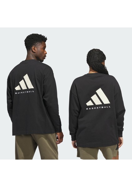 Performance JX5580 Adidas Basketball Long Sleeve Tee (Gender Neutral) fiyatları