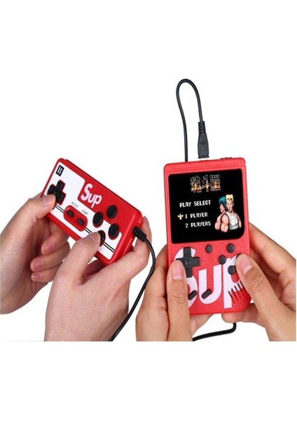 Sup Mini PSP 400 Oyun Konsolu lityum pil çıkarılabilir modelleri