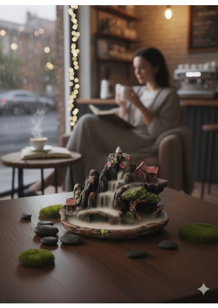 Çiçekli Köprülü Şelale Geri Akışlı Tütsülük