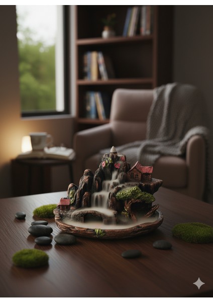 Çiçekli Köprülü Şelale Geri Akışlı Tütsülük fırsatları