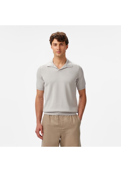 Erkek Gri Classic Fit Triko