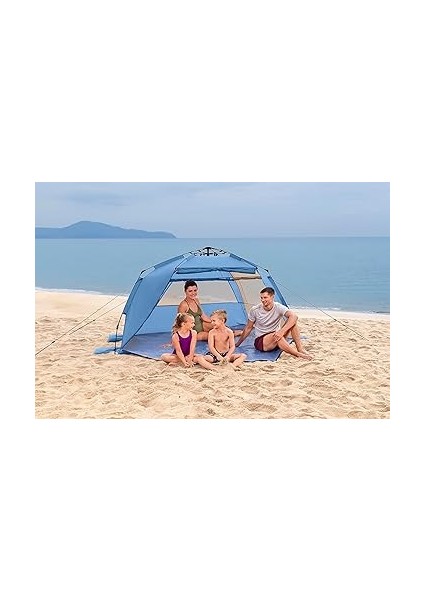 Swiftclick Kurulumlu Bestway Dome 4 Plaj Çadırı, 42 Inç ve 50 Inç x 7 Ft 10 Inç x 49 Inç Veya 1.07 M ve 1.27 M x 2,40 M x 1.25 M modelleri
