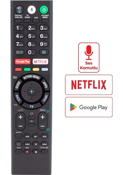 RMF-TX310E Ses Komutlu LCD LED Tv Kumanda