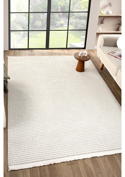 Beyaz Bej Yumuşak Dokulu Halı Kilim Salon Mutfak Koridor Yolluk Dokuma Makine Halısı 006 fiyatları