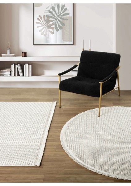 Beyaz Bej Yumuşak Dokulu Halı Kilim Salon Mutfak Koridor Yolluk Dokuma Makine Halısı 006 indirimleri