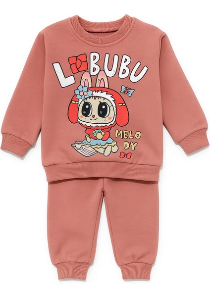 Üstün Kalite Labubu Kızçocuk Eşofman Takımı