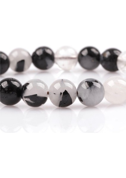 Rutil Kuvars Doğal Taş Bileklik 8 mm Yuvarlak Kesim fiyatları