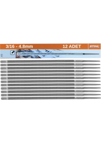 Stıhl Motorlu Testere Eğe 3/16 - 4.8MMX200MM