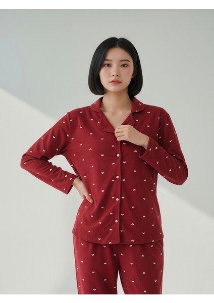 Süet Gömlek Pijama Takımı 7004 Puantiyeli fırsatları