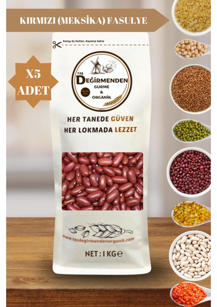 Kırmızı (Meksika) Fasulye - 5 Kilo