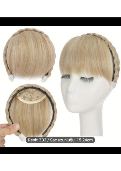 Saç Peruk Kadın Erkek Postiş At Kuyrugu Isıya Dayanıklı Fiber Günlük Saç Özel Gün Saçı
