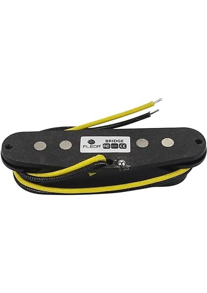 Vintage Tek Bobin Köprü Pikap Alnico 5 Fiber Plaka Bobin Kademeli Direk Parçası Gitar Manyetikleri Elektro Gitar Stcaster Tarzı Için, Siyah fırsatları