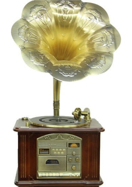 Gramofon Ahşap Standlı Plakçalar 135CM Radyo Bluetooth USB Pikap C0352 modelleri