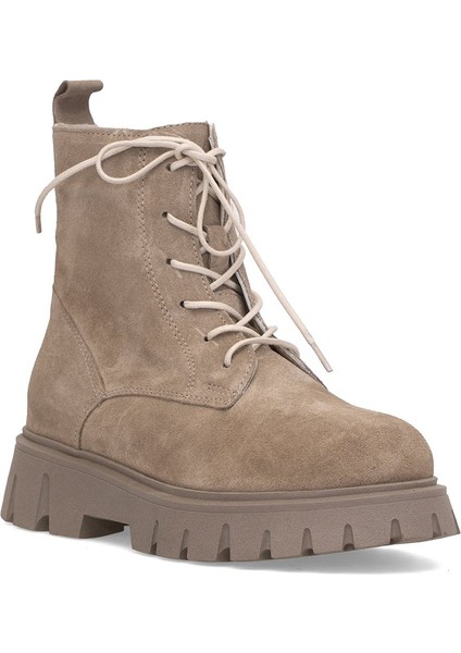 Elit Dravelle Kadın Hakiki Süet Deri Klasik Bot Vizon fiyatları