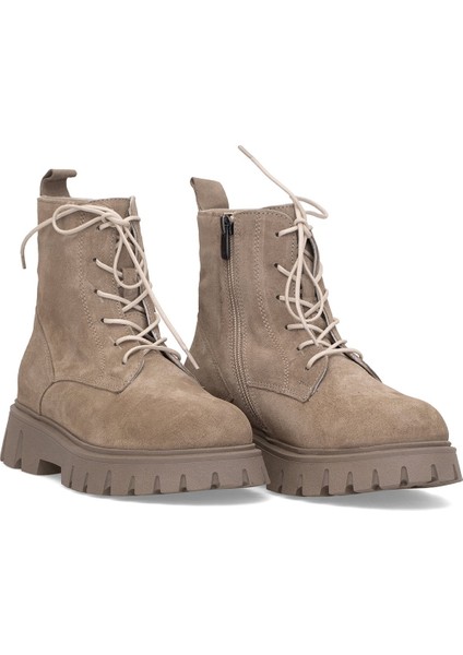 Elit Dravelle Kadın Hakiki Süet Deri Klasik Bot Vizon fırsatları