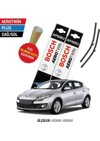 Renault Megane 3 2009 Model Silecek Takımı Ön Bosch Aerotwin Plus