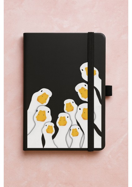 Promosyon Tarihsiz Premium Termo Defter Desenli 192 Yaprak - Duck Team