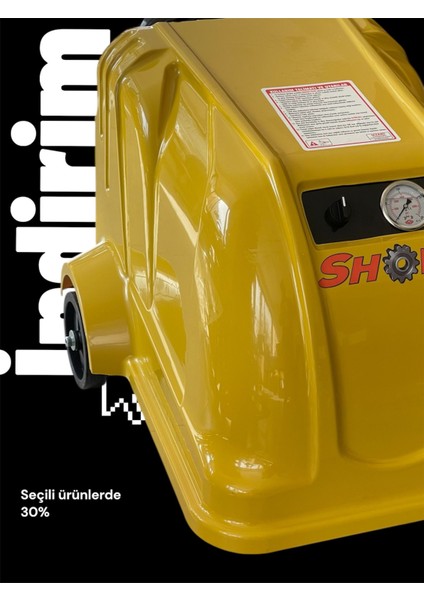 Oto Yıkama Makinası Profosyonel 200 Bar 14 Lt Su Jeti 380 W