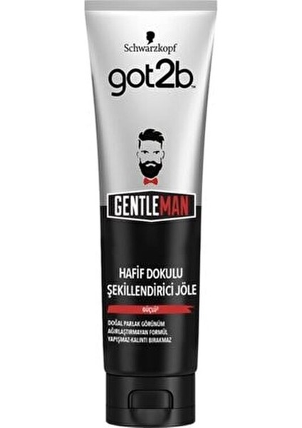 Gentleman Hafif Doku Şekillendirici Jöle Doğal Parlaklık ve Güçlü Tutuş 2 Adet modelleri
