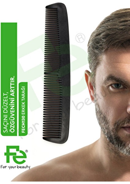 Erkek Tarağı 130 Balsam Kullanımı İçin Siyah Renkli Dayanıklı Malzeme fiyatları